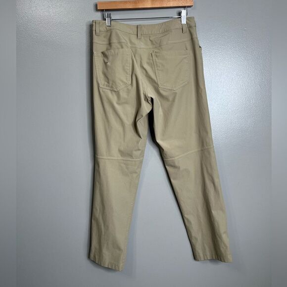 Lululemon abc warp stream chino beige tan pants size 30 Gorpcore hiking camping - Picture 2 of 14